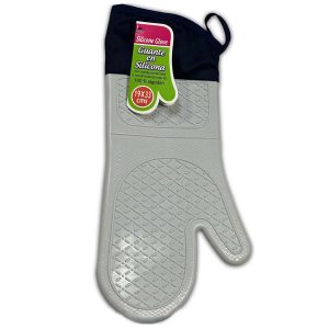 GUANTE EN SILICONA CAÑA LARGA COLOR GRIS