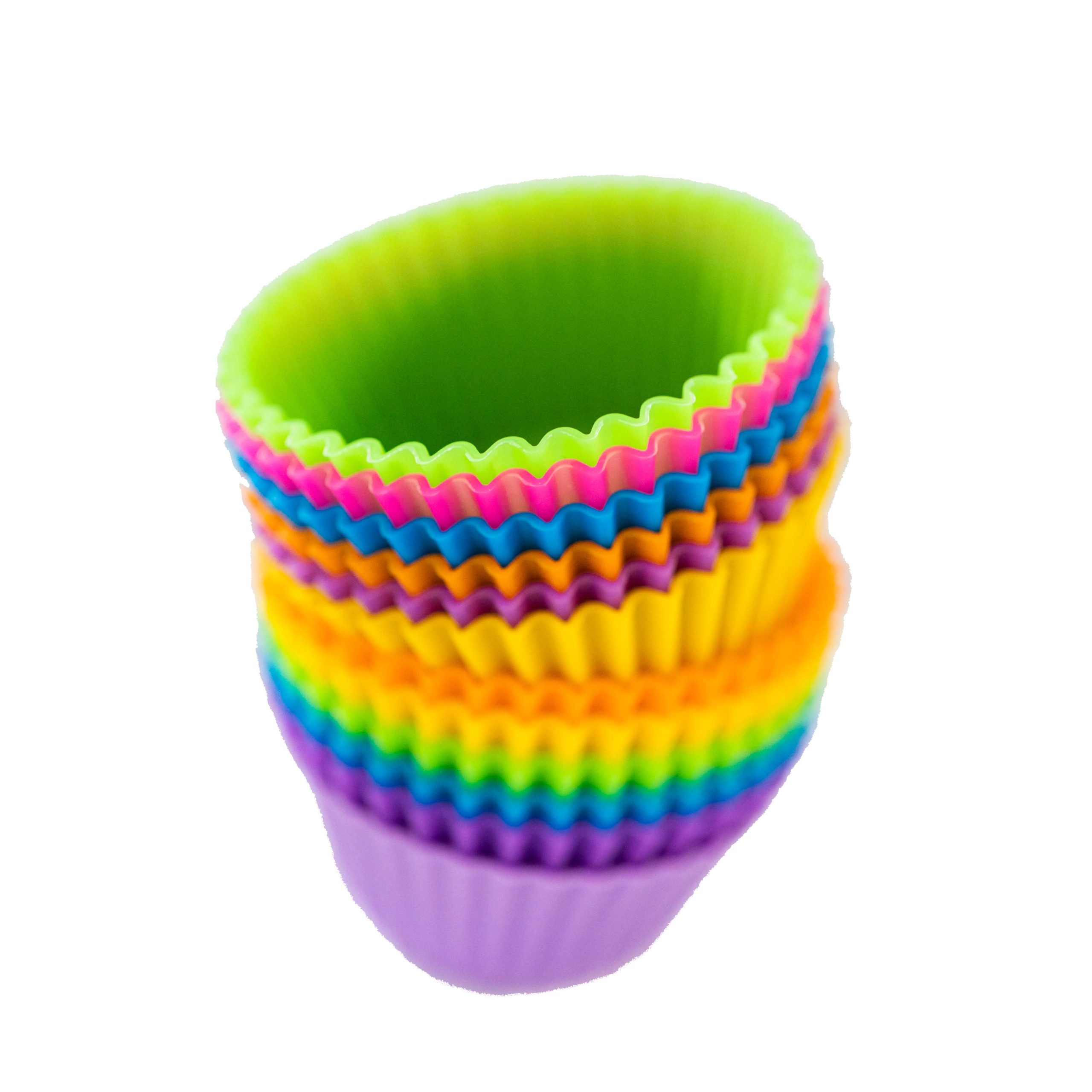 MOLDE CUPCAKE EN SILICONA VARIOS COLORES - Imagen 4