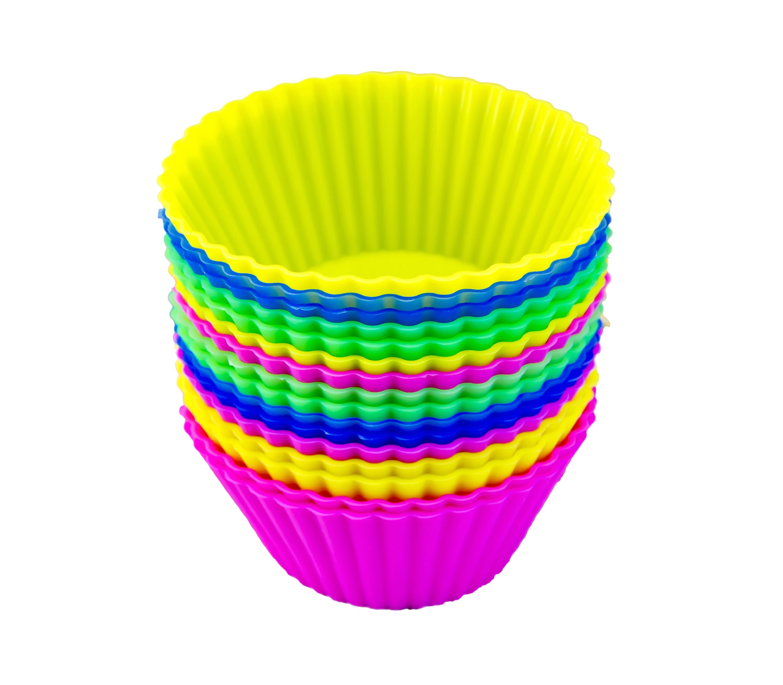 MOLDE CUPCAKE EN SILICONA VARIOS COLORES - Imagen 2