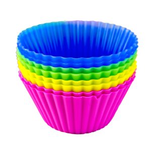 MOLDE CUPCAKE EN SILICONA VARIOS COLORES