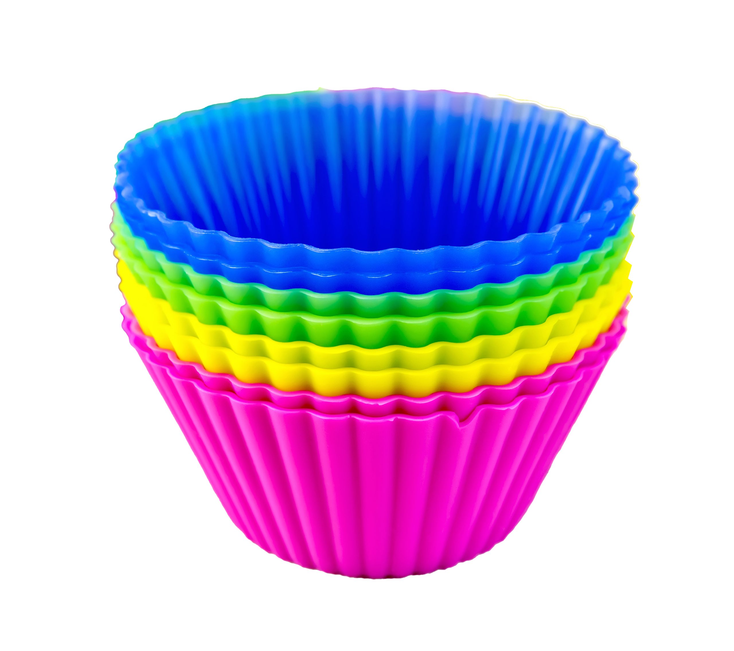 MOLDE CUPCAKE EN SILICONA VARIOS COLORES
