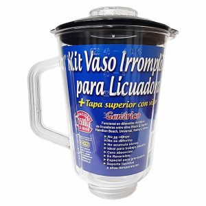 VASO IRROMPIBLE + TAPA SUPERIOR